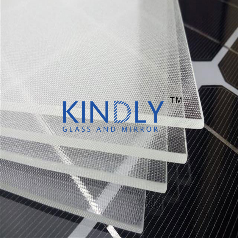 Flat plate solar collector, solar cover tempered glass